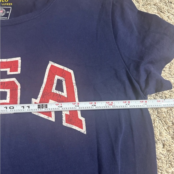 Polo Ralph Lauren 2016 olympic official outfitters T-shirt dress cotton USA 4th - Picture 5 of 8